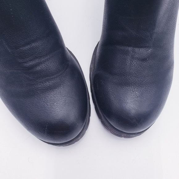 Sam & Libby Chelsea Ankle Boots Black Chunky Platform Boot Lug Sole Size 9.5 - Picture 7 of 13